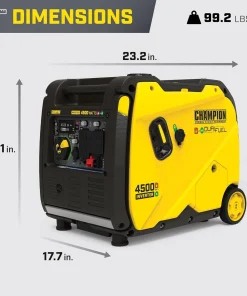 Champion 4,500-Watt Portable Dual Fuel Inverters Generators 200991